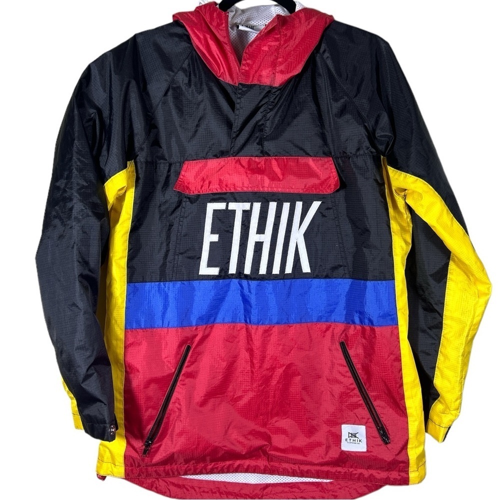 Vintage ETHIK Pullover Windbreaker Men's Size Small